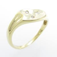 K18YG ダイヤモンドリング