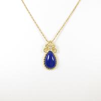K18YG ラピスラズリネックレス