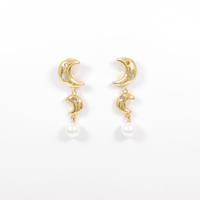 ミキモト ムーン アコヤパールピアス