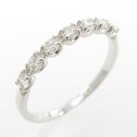 K18WG ダイヤモンドリング