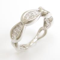 K18WG ダイヤモンドリング