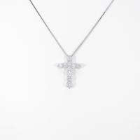 PT クロス ダイヤモンドネックレス