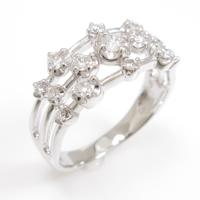 K18WG ダイヤモンドリング