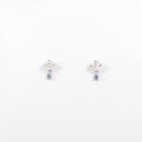 K18WG／K14WG ダイヤモンドピアス