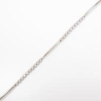 K18WG ダイヤモンドブレスレット