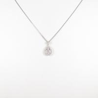 プラチナダイヤモンドネックレス 0．303ct・F・SI1・FAIR