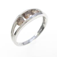 K18WG ダイヤモンドリング