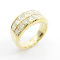 K18YG ダイヤモンドリング