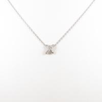 PT／K18WG ダイヤモンドネックレス