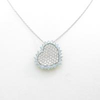 ポンテヴェキオ ハート ダイヤモンドネックレス