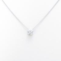 K18WG ダイヤモンドネックレス