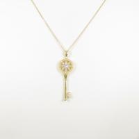 【新品】K18YG ダイヤモンドネックレス 0．227ct・F・SI1・GOOD