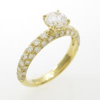 【リメイク】K18YG ダイヤモンドリング 0．508ct・E・SI2・VG