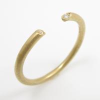 K18YG ダイヤモンドリング