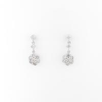 ポンテヴェキオ フラワー ダイヤモンドピアス