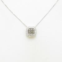 14KWG／14KBG／K14WG ダイヤモンドネックレス