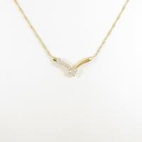 K18YG ダイヤモンドネックレス