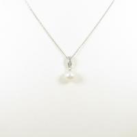 K18WG タンスイパールネックレス