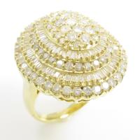 K18YG ダイヤモンドリング