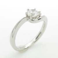 プラチナダイヤモンドリング 0．409ct・D・VS1・3EXT H＆C