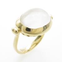 K18YG ムーンストーンリング