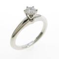 ティファニー クラシックソリティア リング 0．23ct・H・VS2・3EXT