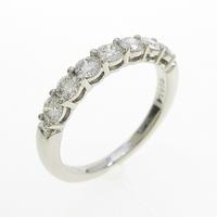 ティファニー ハーフサークル シェアドプロングセッティング リング