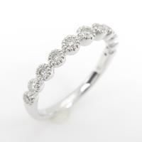 K18WG ダイヤモンドリング