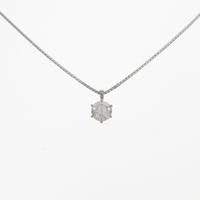 【新品】プラチナダイヤモンドネックレス 0．450ct・F・SI2・VG5％引き