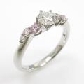 プラチナダイヤモンドリング 0．284ct・F・VS2・3EXT・H＆C