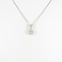 プラチナダイヤモンドネックレス 1．528ct・J・SI2・GOOD