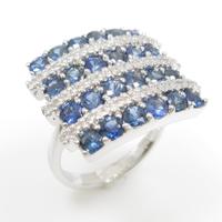 750WG サファイヤリング