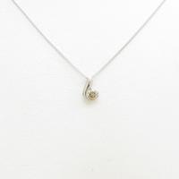 K18WG ダイヤモンドネックレス