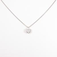 【リメイク】プラチナダイヤモンドネックレス 0．528ct・F・SI2・VG