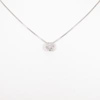【新品】プラチナダイヤモンドネックレス 0．212ct・F・SI2・VG10％引き