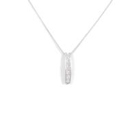 K18WG ダイヤモンドネックレス