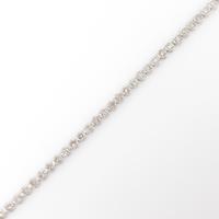 K18WG ダイヤモンドブレスレット