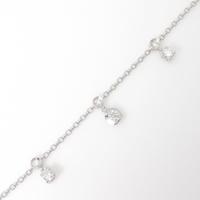 K18WG ダイヤモンドブレスレット