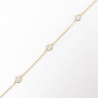 K18YG ダイヤモンドブレスレット