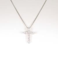 PT クロス ダイヤモンドネックレス