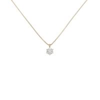 【新品】K18YG ダイヤモンドネックレス 0．308ct・F・SI2・VG