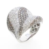 K18WG ダイヤモンドリング