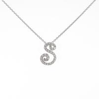 ポンテヴェキオ イニシャルS ネックレス