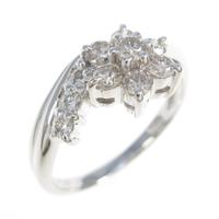 PT フラワー ダイヤモンドリング