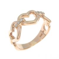 サマンサティアラ ハート ダイヤモンドリング