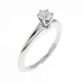 ティファニー クラシックソリティア リング 0．21ct