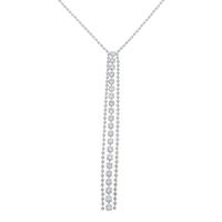 K18WG ダイヤモンドネックレス