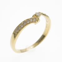 K18YG ダイヤモンドリング