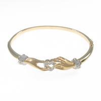 750YG／750WG ダイヤモンドバングル