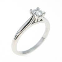 カルティエ ダイヤモンドリング 0．28ct・D・VVS1